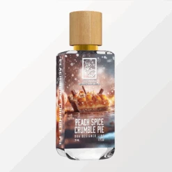 Peach Spice Crumble Pie -Theduabrand Store Tilted PeachSpiceCrumblePie 01