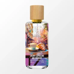 Creamy Cappuccino And Croissant 